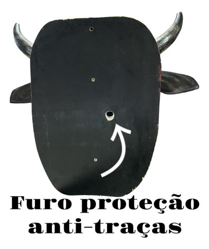 Cabeça De Boi Empalhada - Decoração De Parede Country