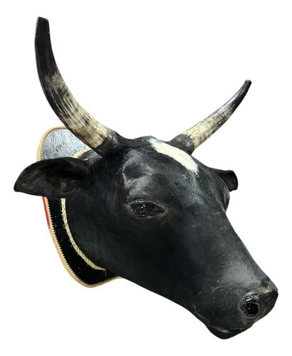 Cabeça De Boi Empalhada - Decoração De Parede Country