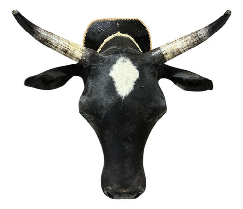 Cabeça De Boi Empalhada - Decoração De Parede Country