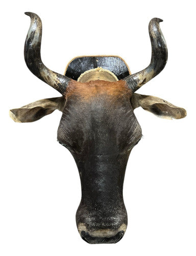 Cabeça De Boi Empalhada - Decoração De Parede Country