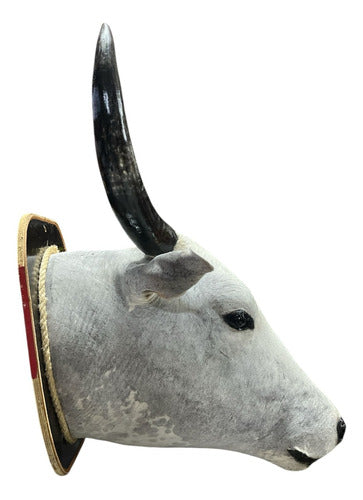 Cabeça De Boi Empalhada - Decoração De Parede Country