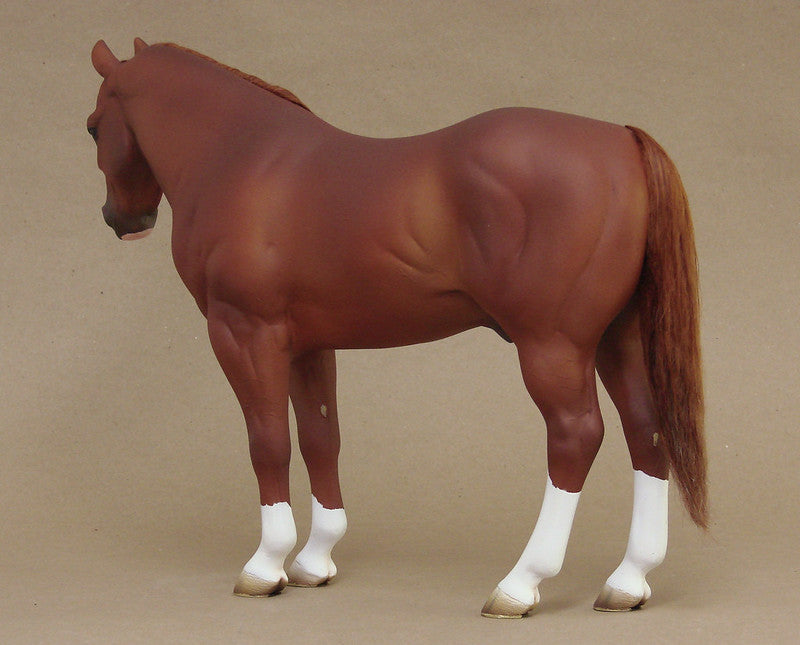 Escultura Cavalo Alazão Marrom