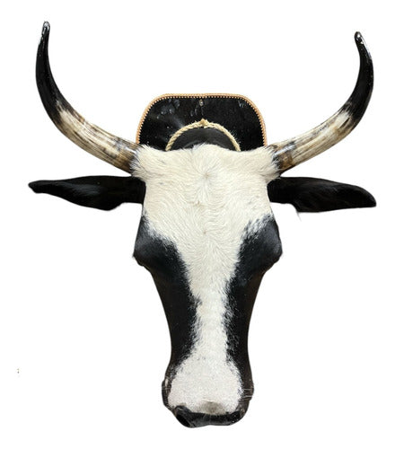 Cabeça De Boi Empalhada - Decoração De Parede Country